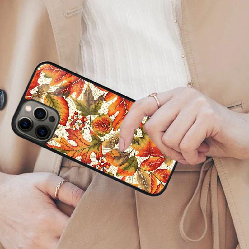 Colorful Leaves Magnetic Phone Case For APPLE iPhone 17 Air 16 14 13 12 Pro Max 15 Plus Wireless Charge With MagSafe Cover