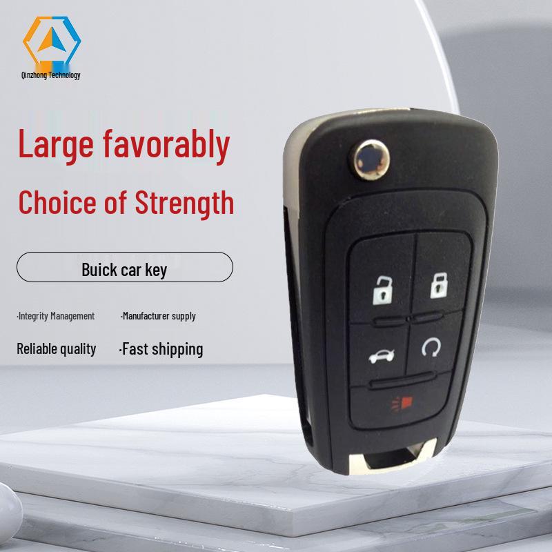 Buick 5-Button Folding Remote Key, 433 Frequency, with 46 Chip