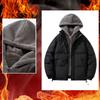 Fake Two Pieces of Cotton Clothing Men's Winter Loose Thickened Warm Rocker Velvet Cotton Jacket Hooded Cotton Jacket Fashion Casual Jacket