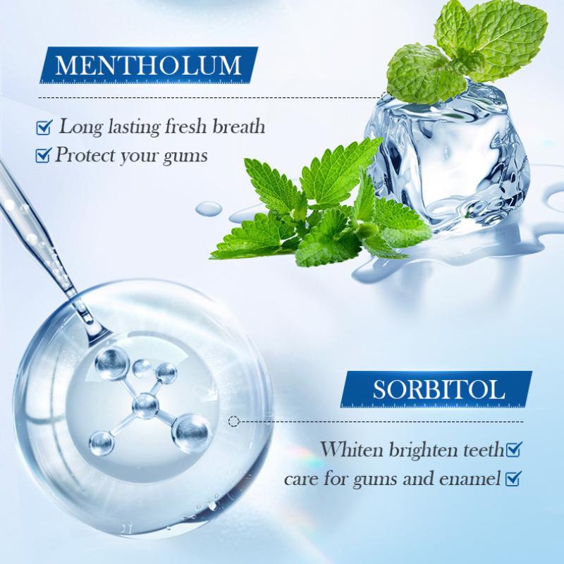 Plant Fruit Probiotic Toothpaste SADOER Oral Whitening Teeth Gum Protection Toothpaste