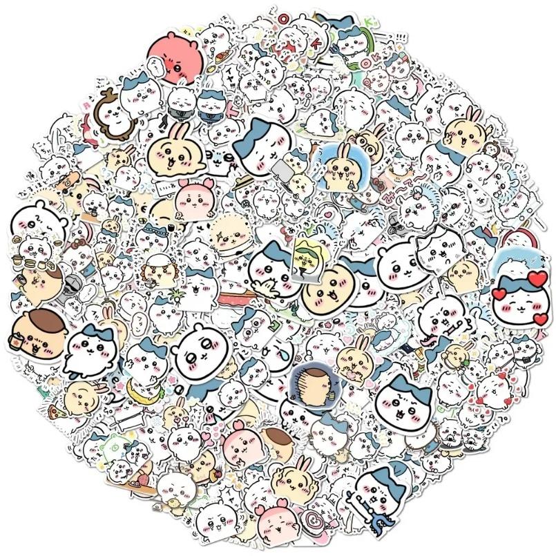 100pcs Cute Stickers DIY Waterproof Vinyl Scrapbook Water Cup Phone Case Lovely Cartoon Anime Sticker Kids Gift Toy For Phone