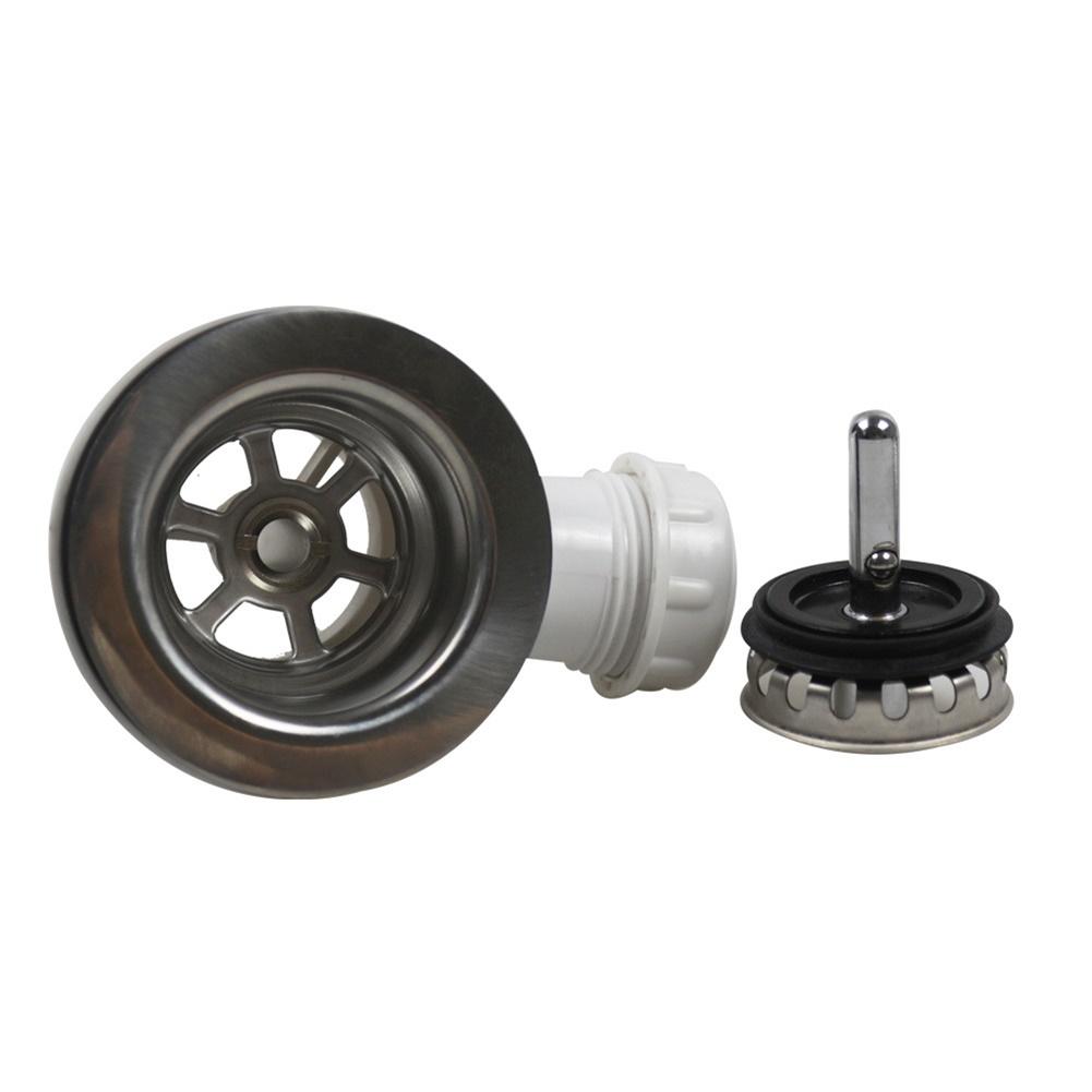 Edelstahl 70mm PP Flansch Passt Waschbecken Mini Korb Sieb Abfall Kit Küche