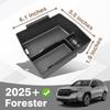 Premium ABS  Center Console Tray For Subaru Forester 2025 Durable Anti-Slip Armrest Storage Box Car Styling Accessories