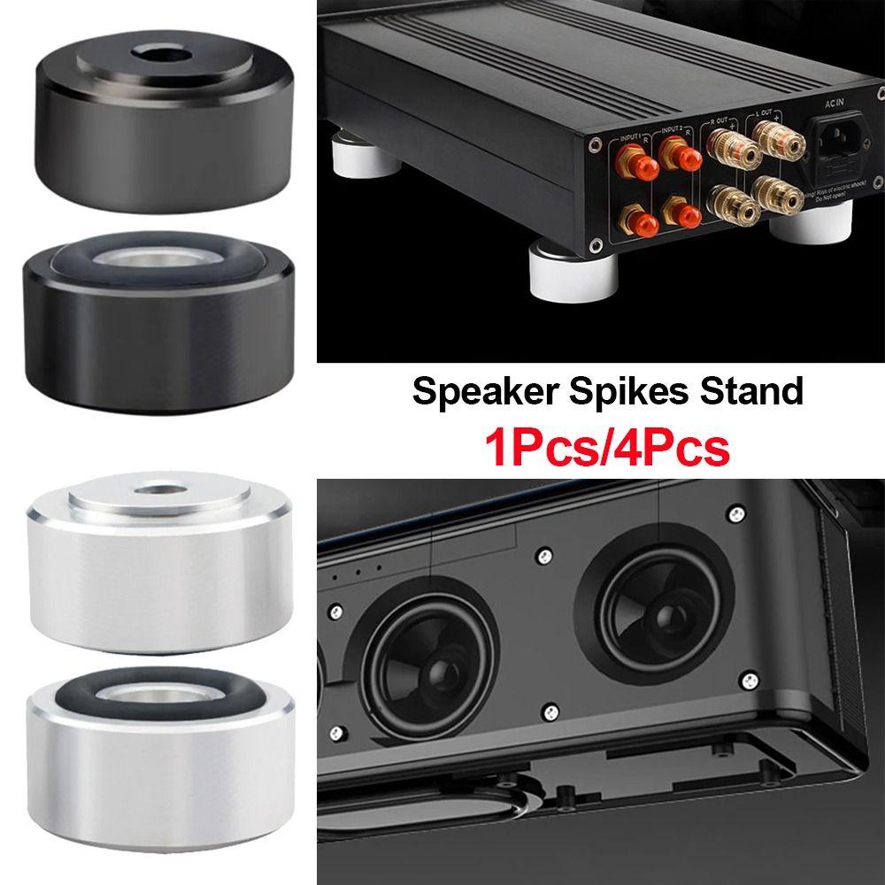 1/4Pcs Aluminum Alloy Feet Pad Isolation Amplifier Base Feet  for Speakers CD Amplifier
