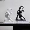Minimalism Abstract Figures Statue Dancer Ornaments Desk Decoration Character Sculpture Modern Crafts Room Aesthetics Decor