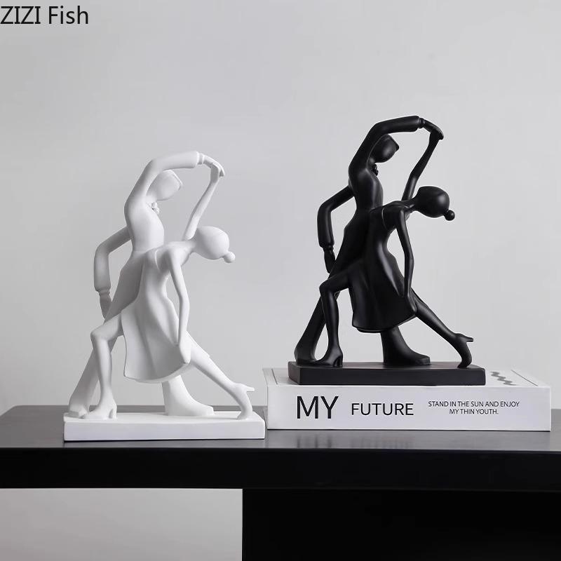 Multiple Styles Abstract Figures Statue Desk Decoration Minimalism Character Resin Sculpture Modern Crafts Room Aesthetics Decor