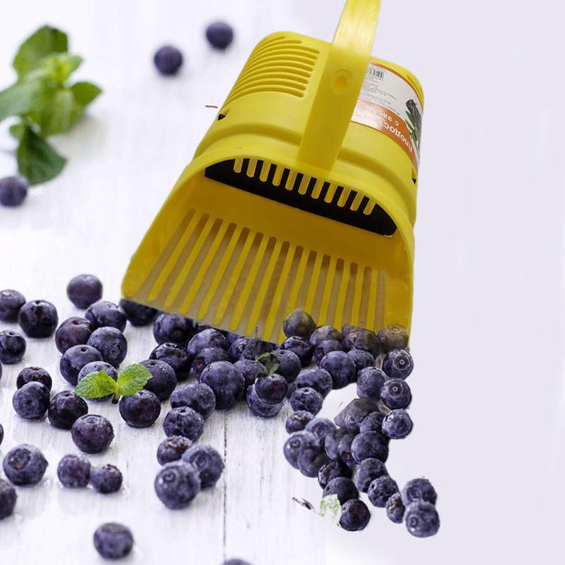 Gardening Hand Tool For Harvesting Multifunctional Portable Blueberry Picker With Comb-Shaped Blueberry Rake