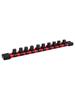 Socket Wrench Holder Adjustable Storage Sleeve Rail Rack Storage Use