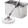 Effort-Saving Spin Mop with Bucket and 4 Mop Heads
