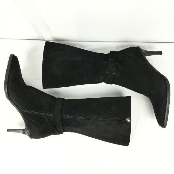 Gucci Long Boots Size 36.5C (Approx. 22.523.0cm) Black Suede(USED)