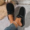 Modne Damskie Płaskie Sneakersy Zamszowe Okrągły Nosek Modne Mokasyny Wygodne Wiosenne i Jesienne Płytkie Sneakersy Designerskie Buty dla Kobiet