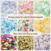 Color-Plated Sequin and Glitter Materials for DIY Clothing & Earring Accessories