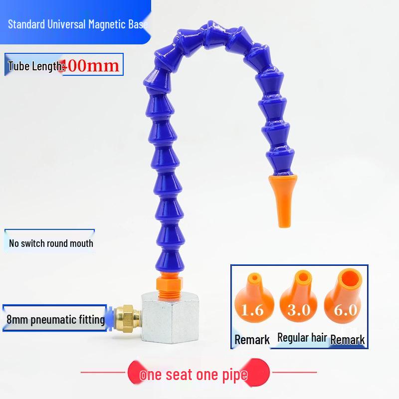 Adjustable Magnetic Base Air Nozzle with Universal Gooseneck Tube