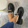 Large Size One-pedal Small Leather Shoes Winter New Fashion Velvet Cotton Shoes Women