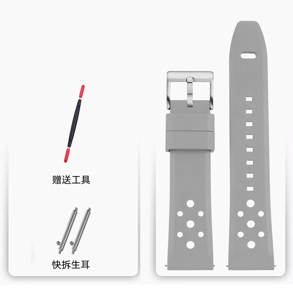 20mm 22mm Silicone Rubber Watch Strap for Omega Casio Seiko IWC Watchband Diving Waterproof Sport Bracelet Watch Wristband