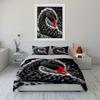 Luxury Black Swan Wall Art Set Multiple sizes kid's and adults' bedroom Exquisite 3PC bedding set, gift
