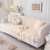 All-Season Non-Slip Pure Cotton Sofa Cushion - Solid Color, Japanese & Korean Design (2024 Model)