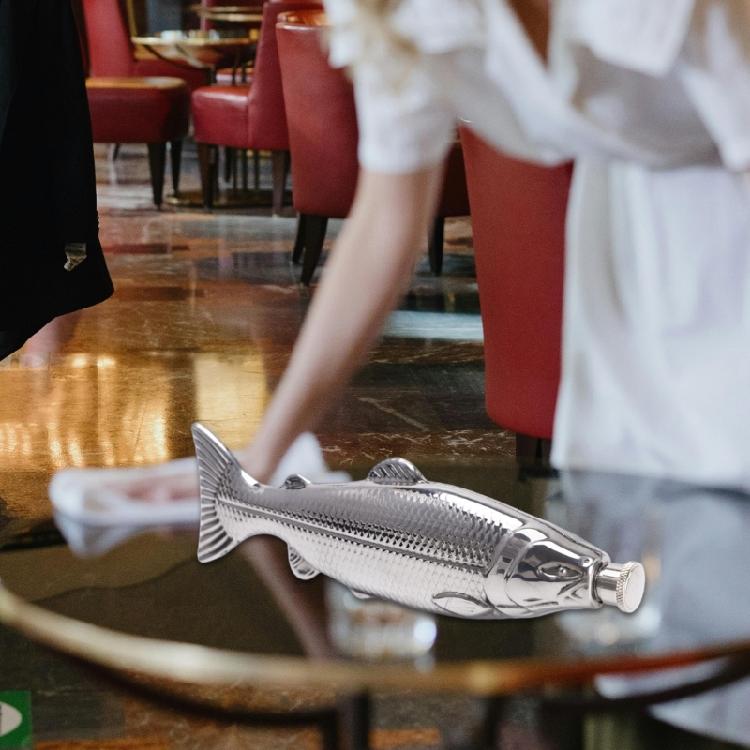 5oz Fish Shape Wine Bottle 304stainless Steel Unique Flasks for Serving Drinking Suitable for Parties and Family Event