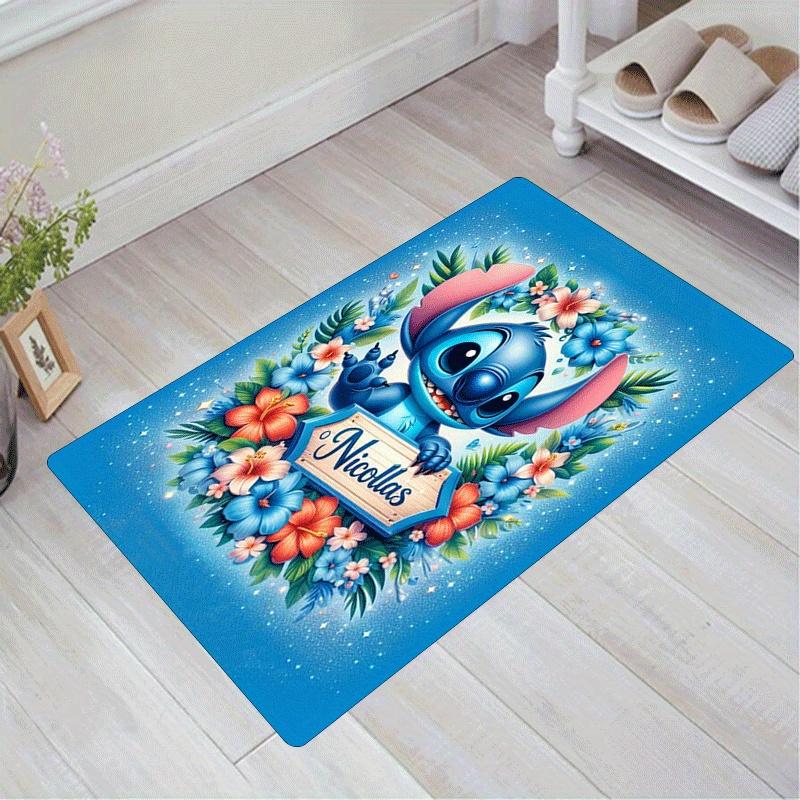 

1pc Stitch Pattern Area Rug Soft Flannel Floor Mat for Living Room,Office,Bedroom and Carpet,Sofa Coffee Table Floor Mat 60cm by 90cm