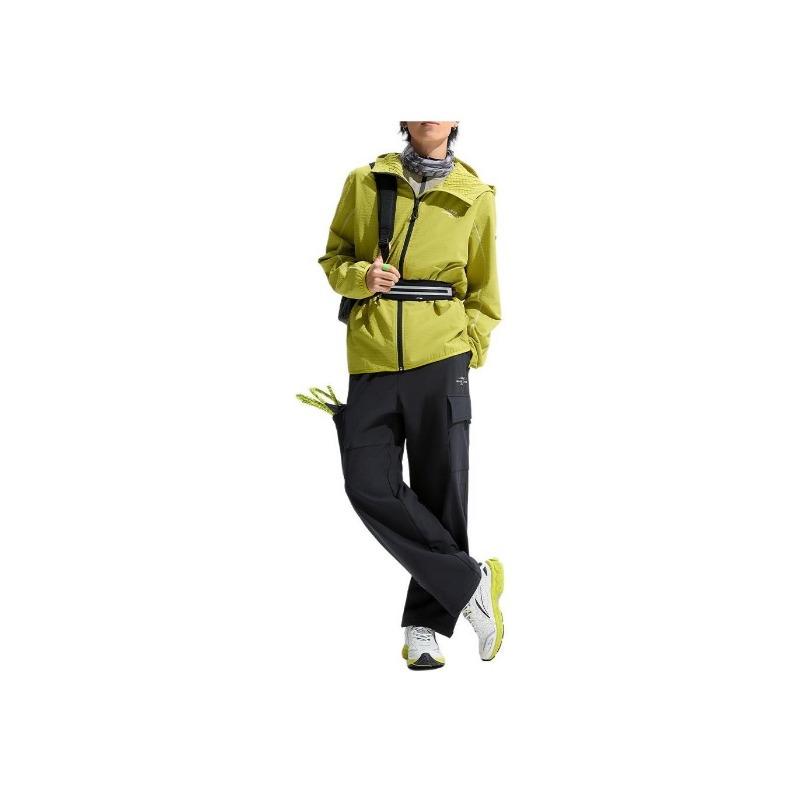 Li Ning Fitness Series Outdoor Cycling Camping Windproof Fleece Adaptive Temperature Control Warm Hooded Windbreaker Men Outerwear AFDU925-4