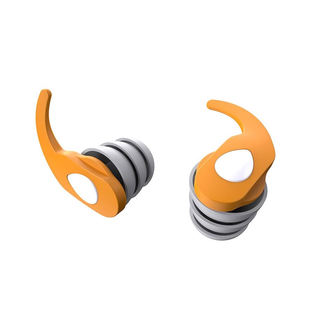 1 Pair Ear Plugs Soft Silicone Noise Reducing Reusable Earplugs For Sleeping Work Studying Travel Concert Snoring