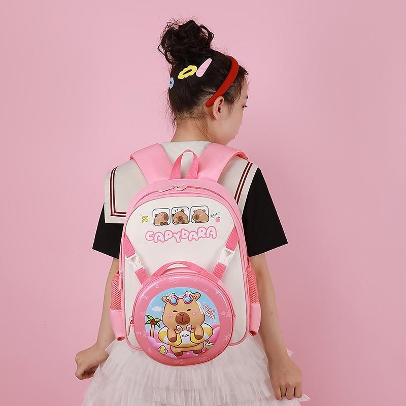 Lightweight Student Schoolbag 3D Shell Ultra-Light Weight-Reducing Backpack for Kindergarten Boys and Girls