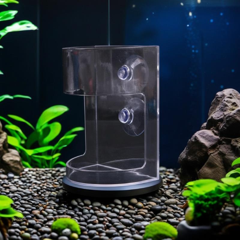 1/3/5 Piezas Bandeja Alimentadora Flotante para Acuario Anillo Alimentador Estación Círculo para Peceras Accesorio para Acuario con Ventosa