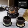 Fire Qilin raw ore color-changing purple clay pot handmade phoenix pot Xishi pot water bird call teapot well bar pot
