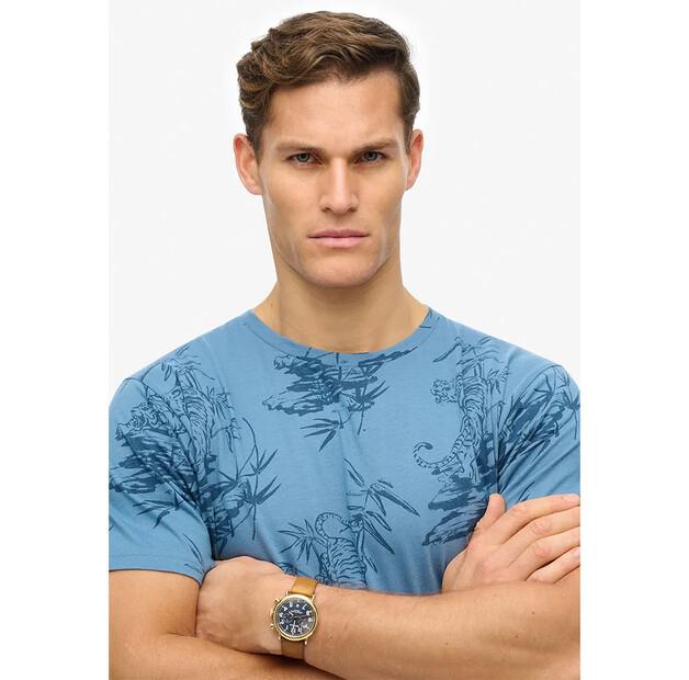 Superdry Футболка с коротким рукавом Classic Ess Rlxd Printed