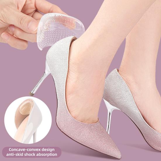 1 Pair Gel Heel Pad Self-adhesive Blister Prevention Men Women Foot Pain Relief Loose Shoes