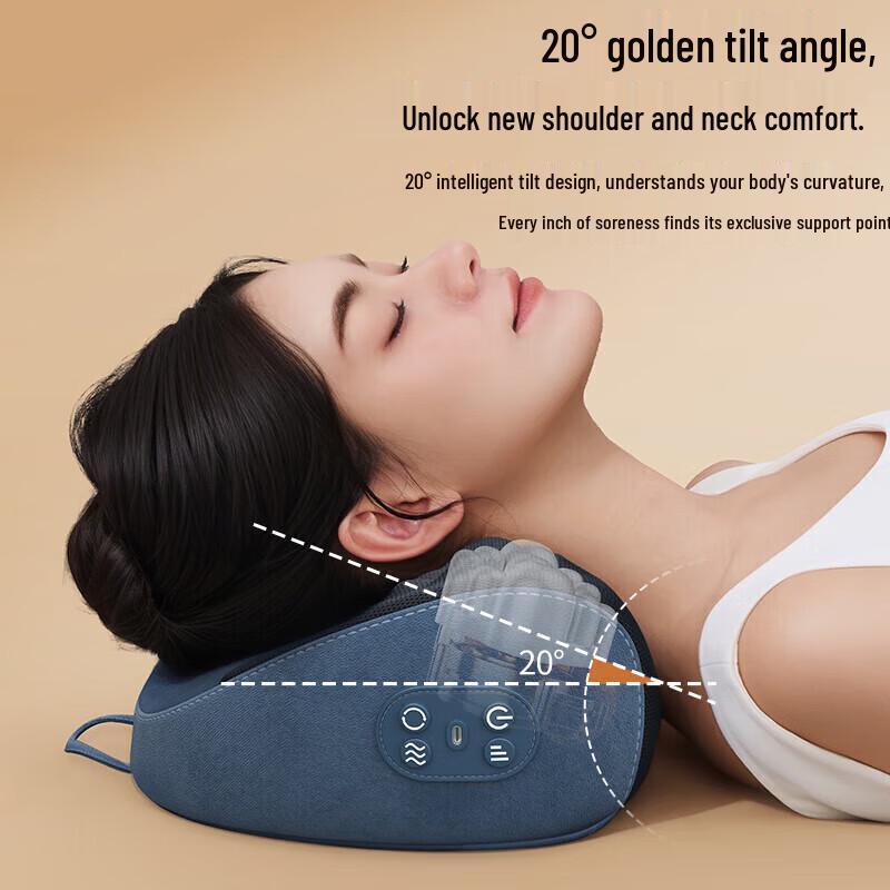 AUX Rechargeable Neck and Back Kneading Massager with Heat