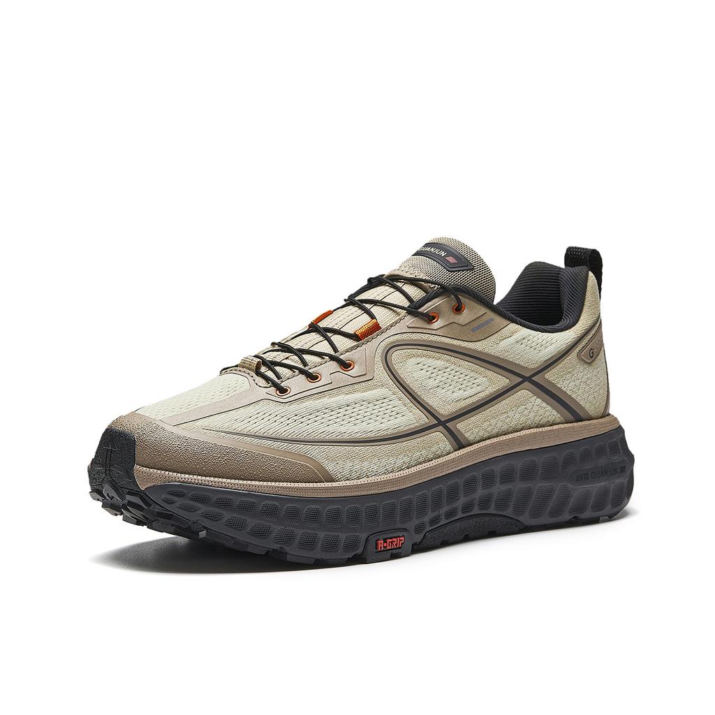 Anta Champion All Walks 2 Sznurek Tkanina Guma Niskie Buty do Biegania Męskie sneakers Khaki Kolor Drewna 112615534A-3