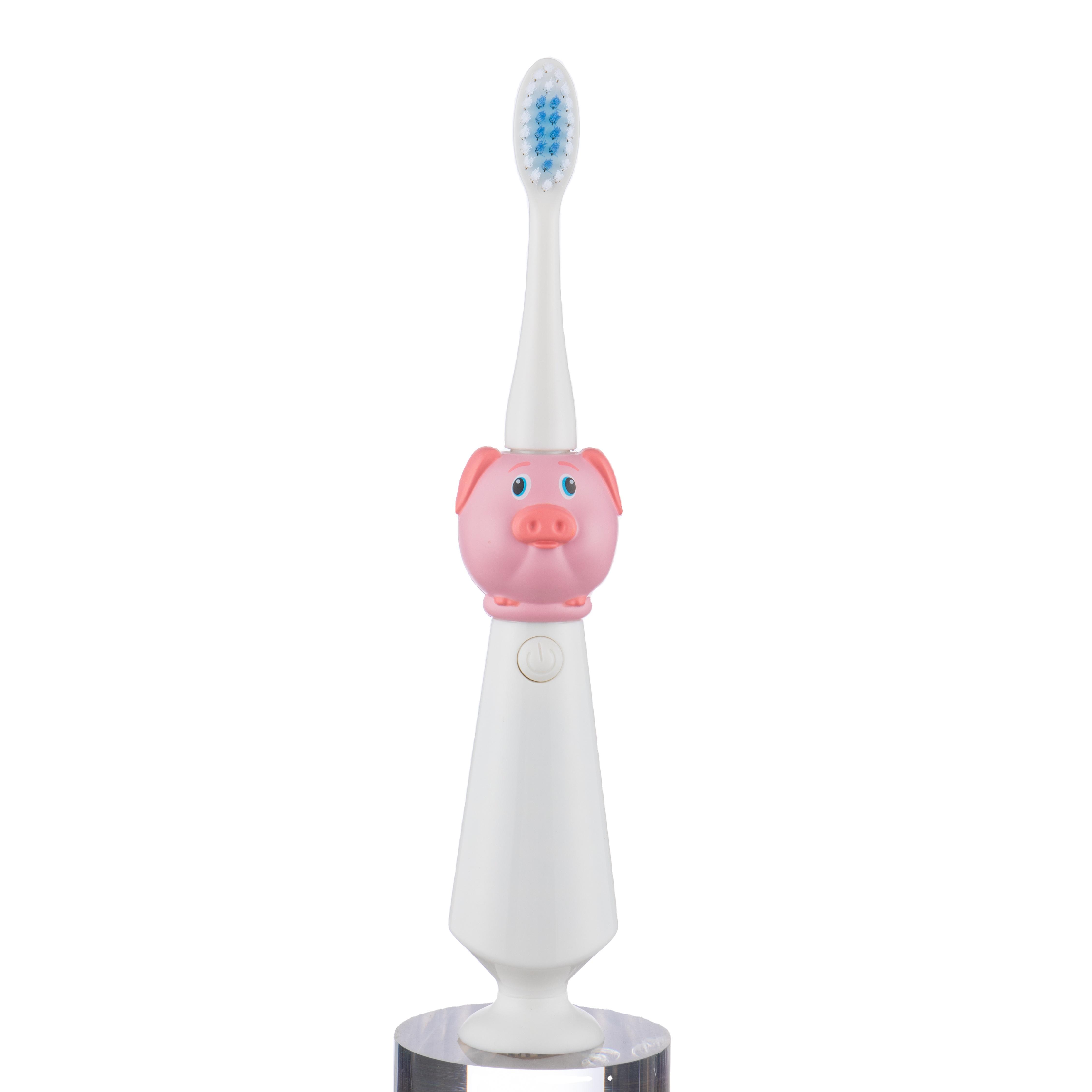 Factory Supply OEM&ODM Baby Tooth Healthcare Children Electric Toothbrush with Cute Animal белый