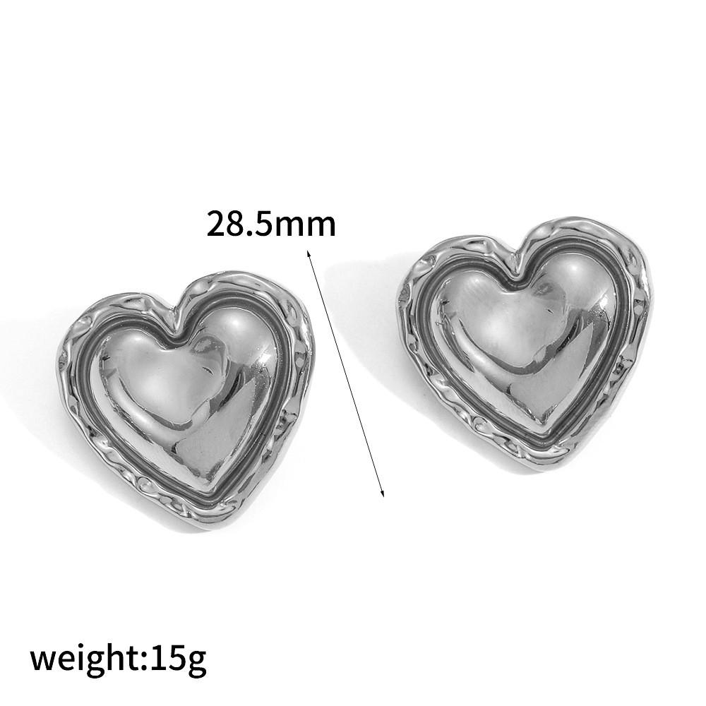 Modern Style Stainless Steel Geometric Earrings For Women Summer