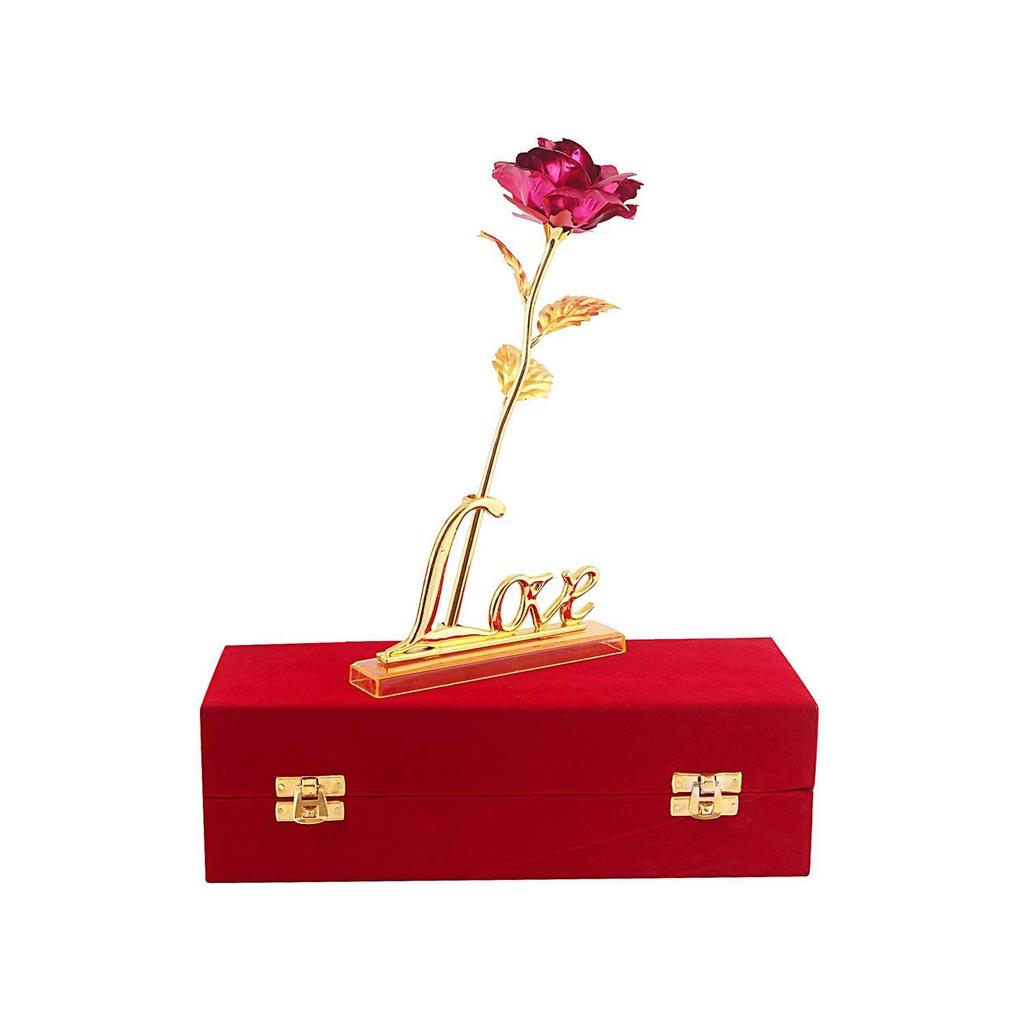 Stříbrný Umělý Růže Victoria Love Story a Stojan Lásky Fotorámeček (Zlatá, 1 kus, , Tvar U, Tradiční styl, Svatba)