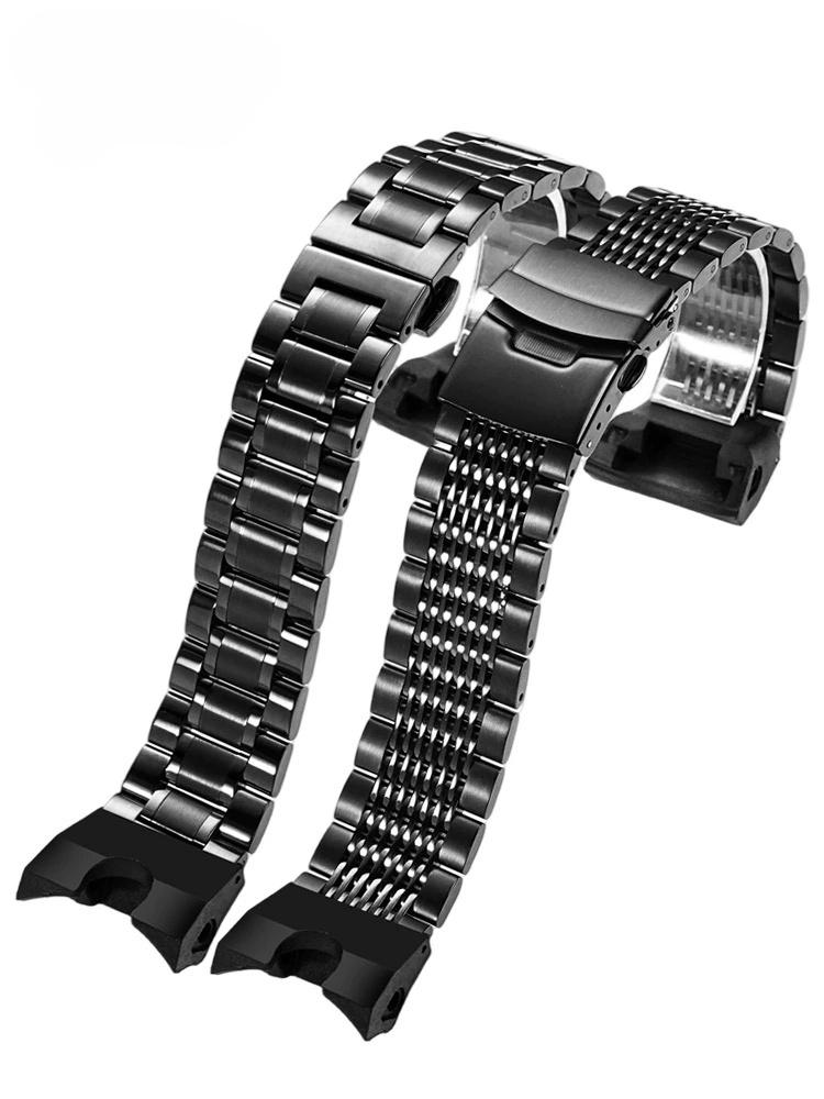 GG B100 Modified Metal Watch Strap For Casio G-SHOCK 3rd Generation Little Mud King 5594 GG-B100-1A Men Stainless Steel Band