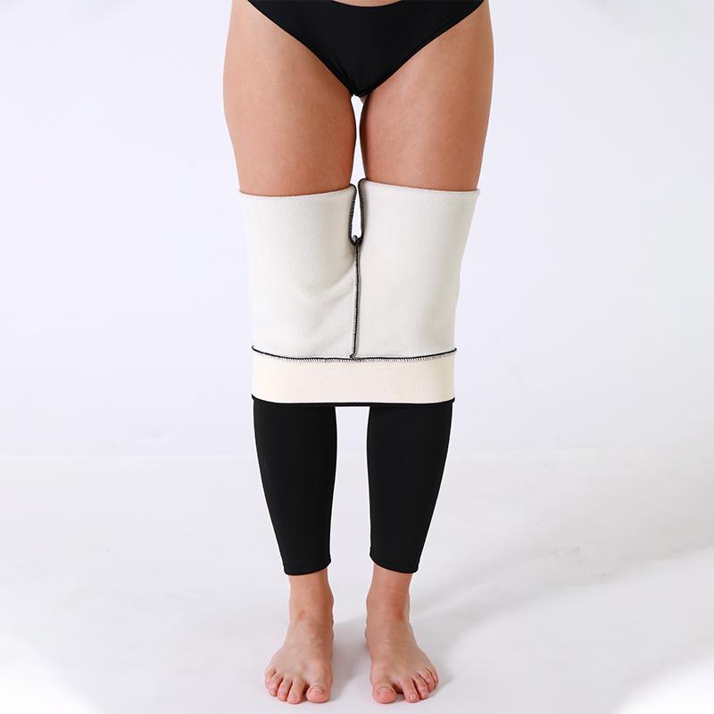 Opaque Black Thermal Leggings Winter White Fleece Lined Bodycon Tights Women Leggings Stretch Yoga Pants Slim High Fashion Warm Sprots Leggings Ladies