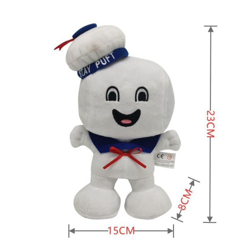 20-23CM Marshmallow Man and Slimer Stuffed Vintage Ghostbusters 3 Stay Puft Plush Bank Sailor Stuffed Plush Toy Dollhristmas Gift