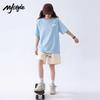 MJ STYLE Damen Baumwoll Kurzarm T-Shirt & Shorts Set