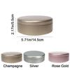 3Pcs Round Tea Cake Tin Tinplate Candy Biscuit Packaging Box Cookie Storage Boxes  Gifts