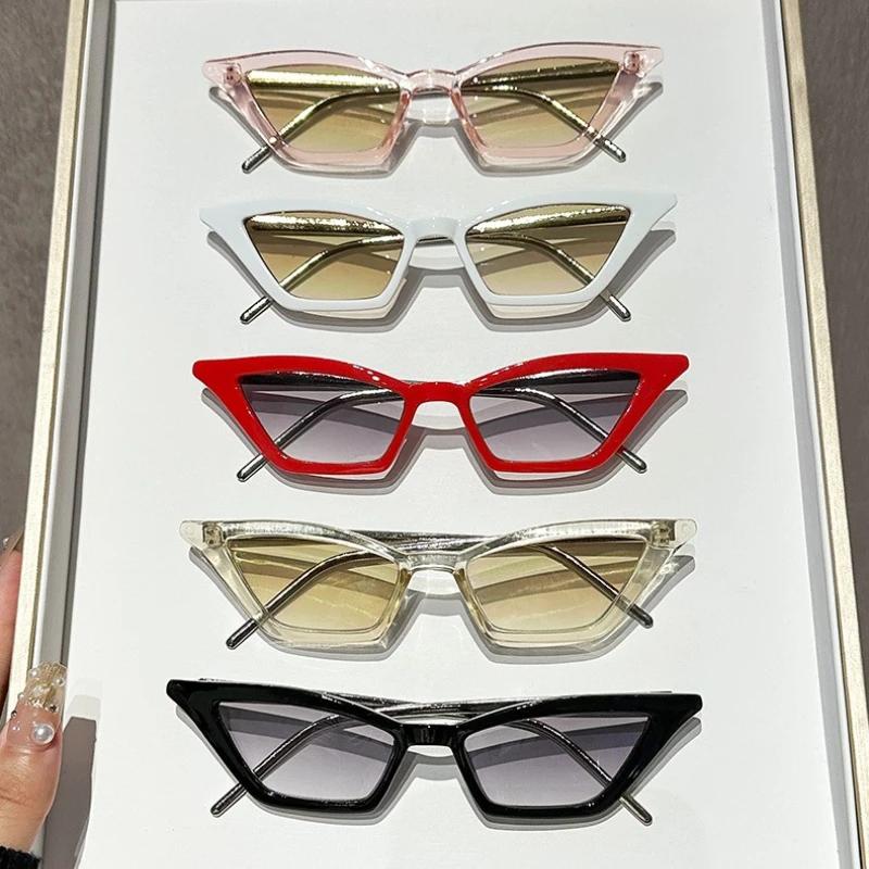 2026 Fashion Triangular Cat-Eye Half-Metal High-End Vintage Presbyopia Sunglasses UV Resistant Shades Glasses +1.0 To +4.0