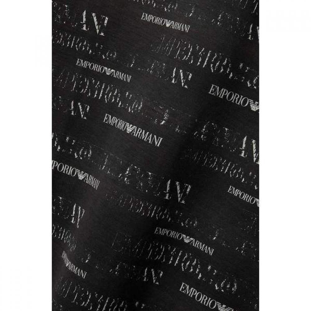 Emporio Armani Men S All Over Logo PaTTern PrinT T ShirT A516326004