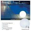 Solar Luminous Spherical Lawn Lamp: Waterproof Outdoor Atmosphere Light for Courtyard and Camping