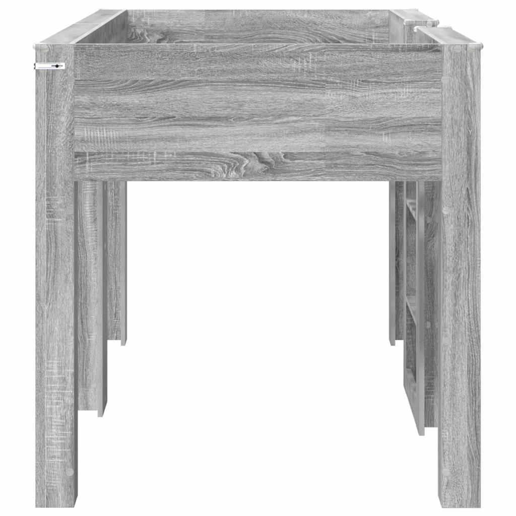 Bunk Bed for Kids Grey Sonoma 80 x 200 cm Particleboard