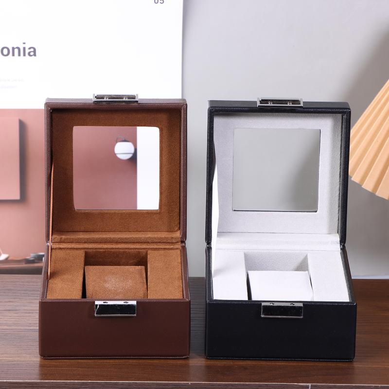 1-Schlitz Leder Uhren Reise Aufbewahrungsbox Für Männer Und Frauen Tragbare Uhr Reisebox Geschenke Uhr Ausstellungsbox Uhr Aufbewahrungsbox