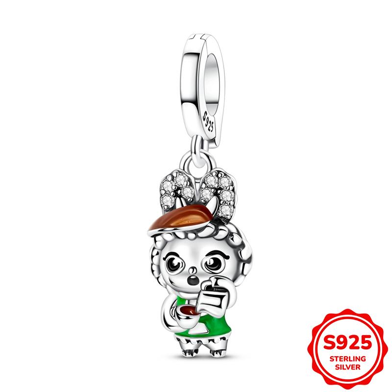 New In Copper Various Doll Series Dangle Charm Bead Fit 3Mm Bracelet Necklace For Women Pendant Luxury Diy Jewelry Gift