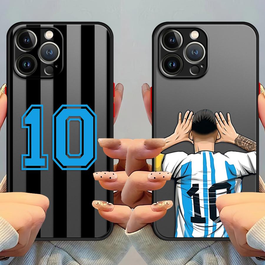 FootBall Number 7 Funda Back Phone Cover Case for iPhone 17 Pro Max 14 12 11 16 Plus 7 8 SE 15 XS XR Air 13 Mini