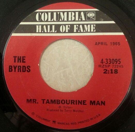 

7inch Record BYRDS - All I Really Want To Do / Mr. Tambo 433095 Columbia US Rock Used