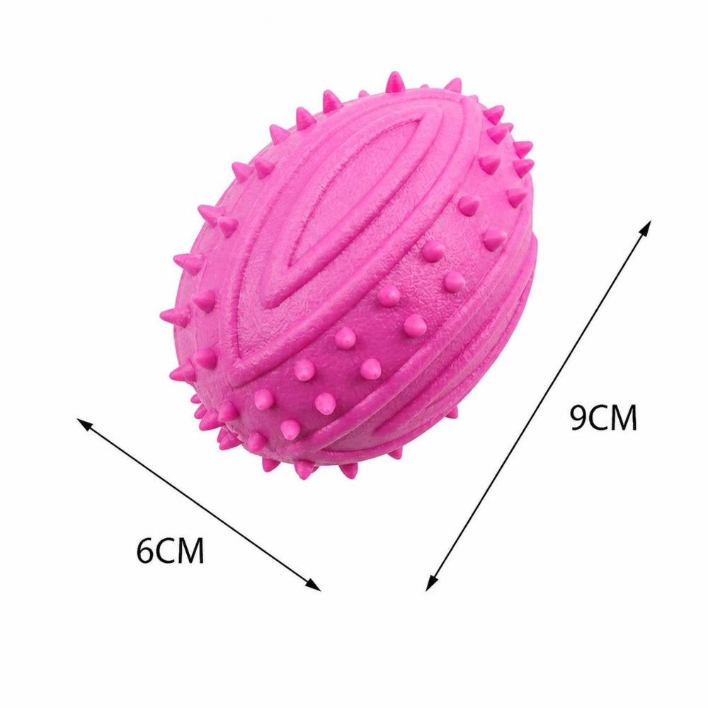 Rugby Shaped Dog Rugby Toy Tpr Dog Molar Toy Puppy Training Dog Chew Toy Small Medium Large Dogs