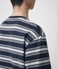 MUSINSA STANDARD Cluster Stripe Relaxed T-Shirt 2 [Navy]